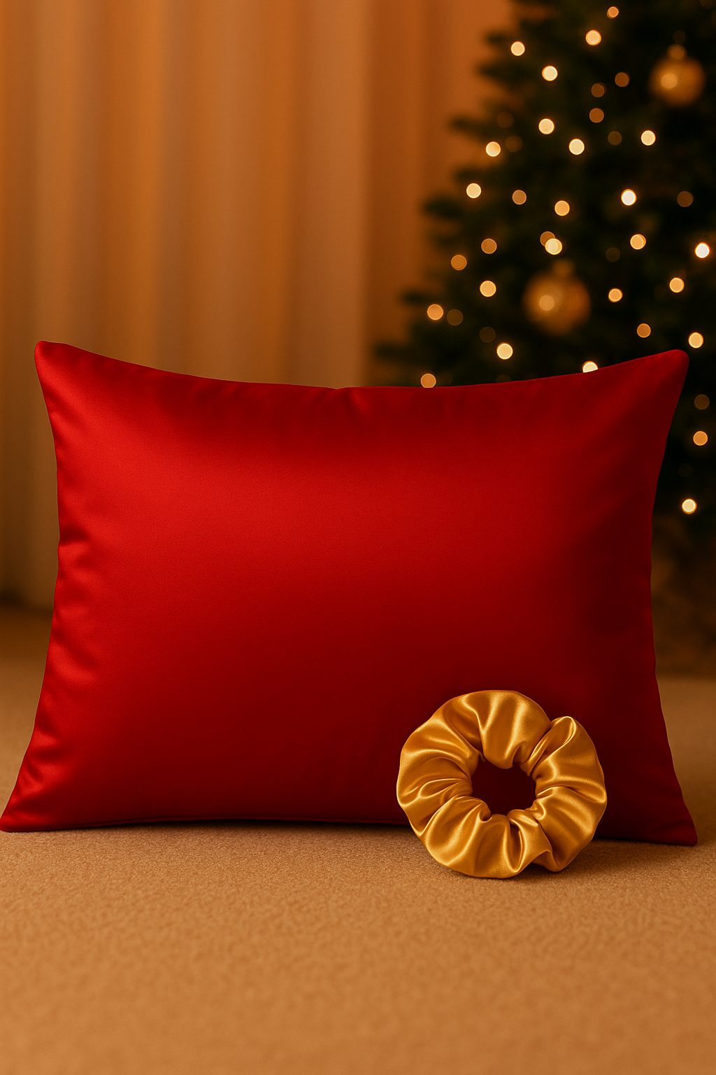 🎀 Festive Duo Set Калъфка + Scrunchie в размер M